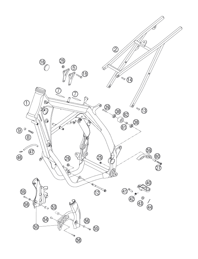 Explosionsgrafik RAHMEN