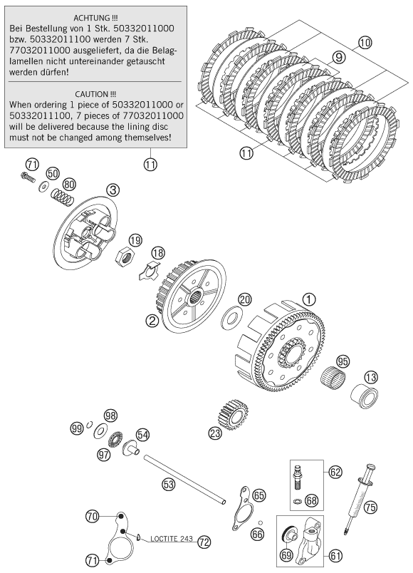 Explosionsgrafik KUPPLUNG