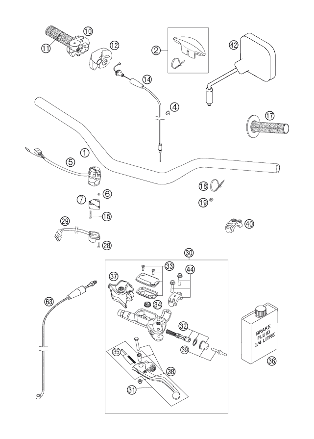 Explosionsgrafik LENKER, ARMATUREN