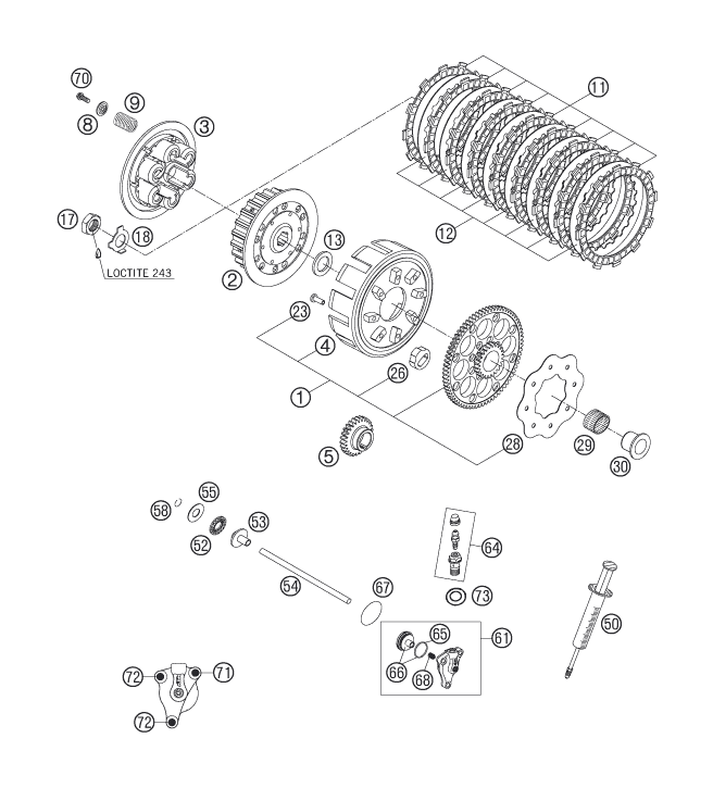 Explosionsgrafik KUPPLUNG