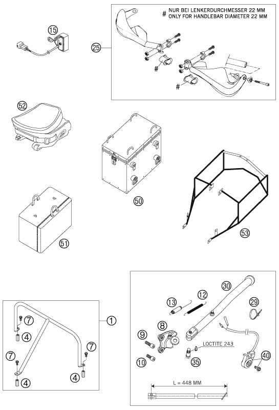 Explosionsgrafik ZUBEHÖR