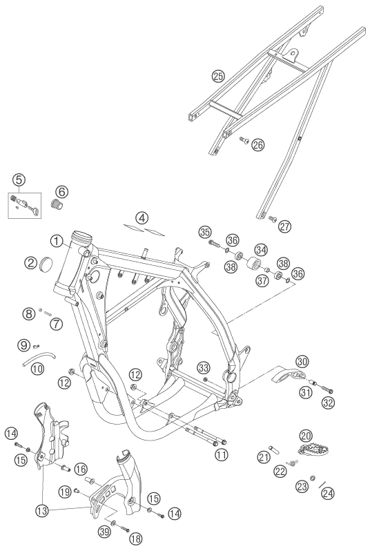 Explosionsgrafik RAHMEN