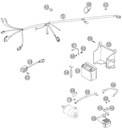 Explosionsgrafik KABELSTRANG