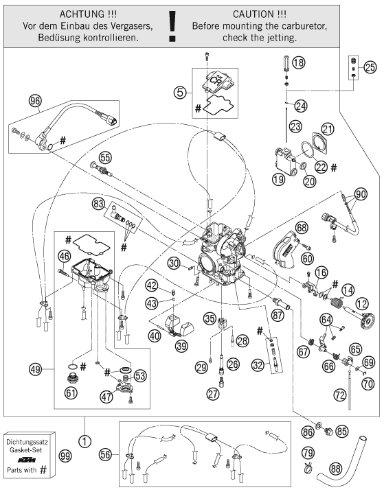Explosionsgrafik VERGASER
