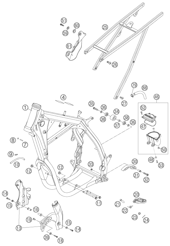 Explosionsgrafik RAHMEN