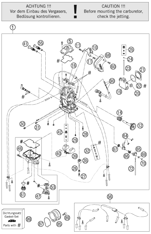 Explosionsgrafik VERGASER