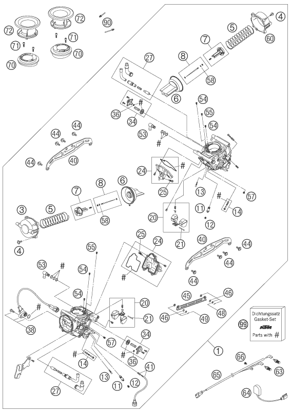 Explosionsgrafik VERGASER