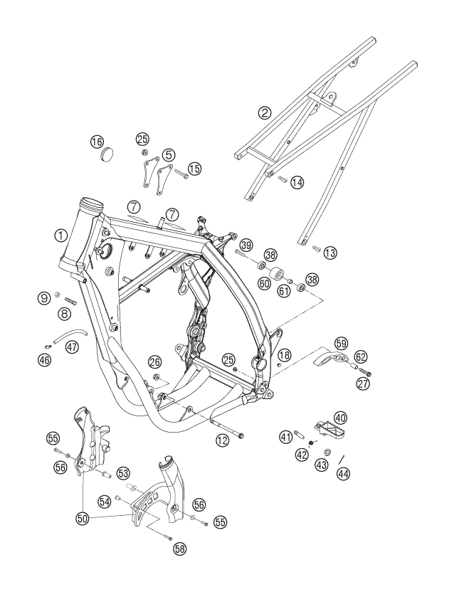 Explosionsgrafik RAHMEN