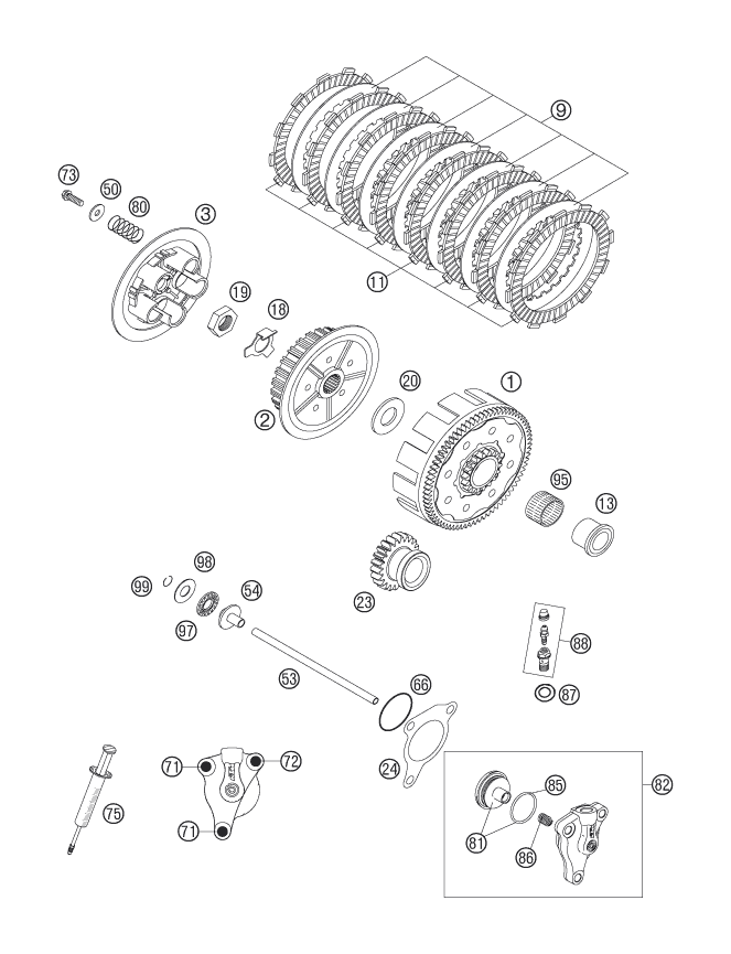 Explosionsgrafik KUPPLUNG