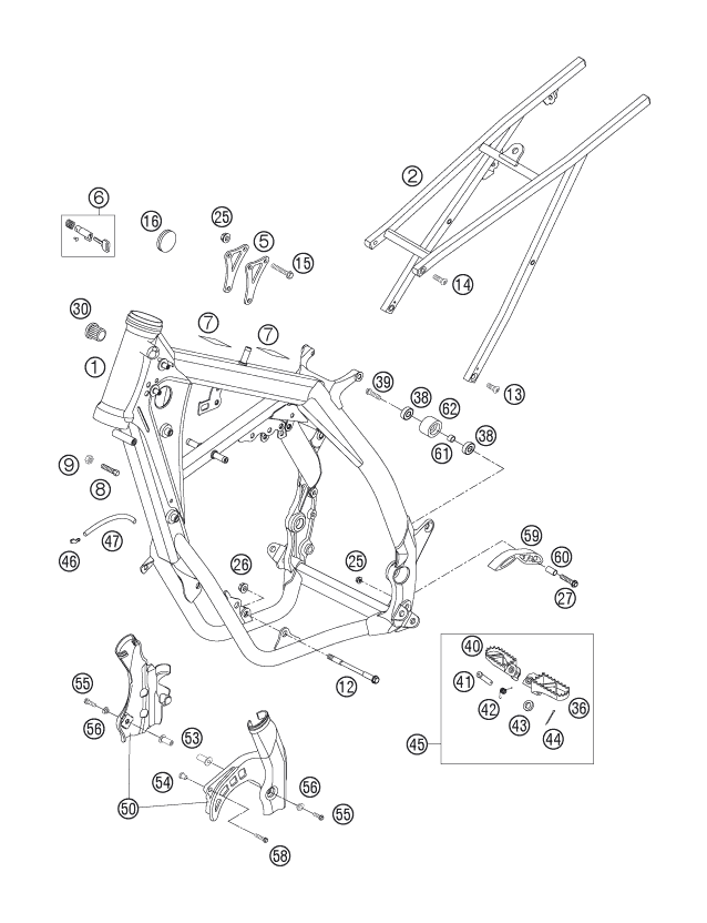 Explosionsgrafik RAHMEN