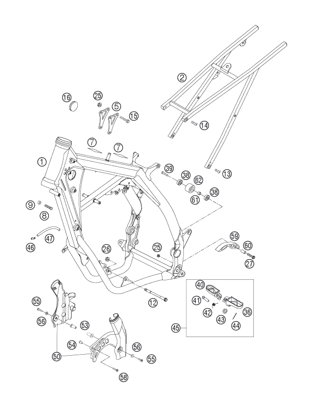Explosionsgrafik RAHMEN
