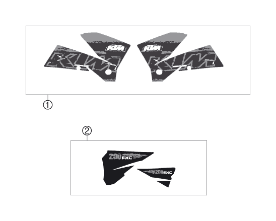 Explosionsgrafik DEKOR