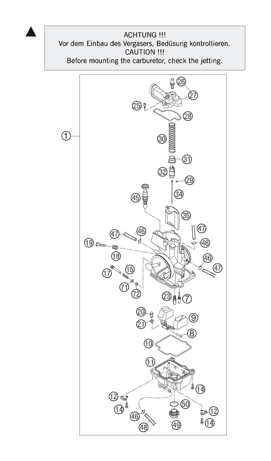 Explosionsgrafik VERGASER