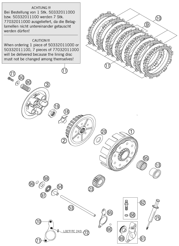 Explosionsgrafik KUPPLUNG