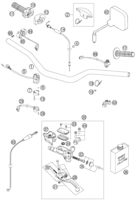 Explosionsgrafik LENKER, ARMATUREN