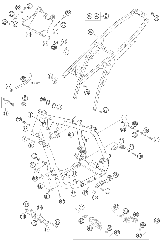 Explosionsgrafik RAHMEN