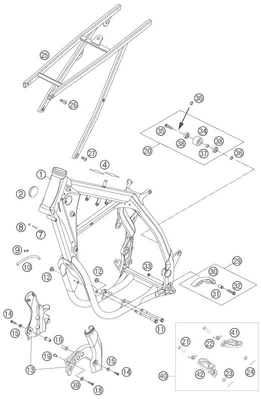 Explosionsgrafik RAHMEN