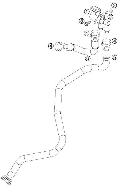 Explosionsgrafik SEKUNDÄRLUFTSYSTEM SLS