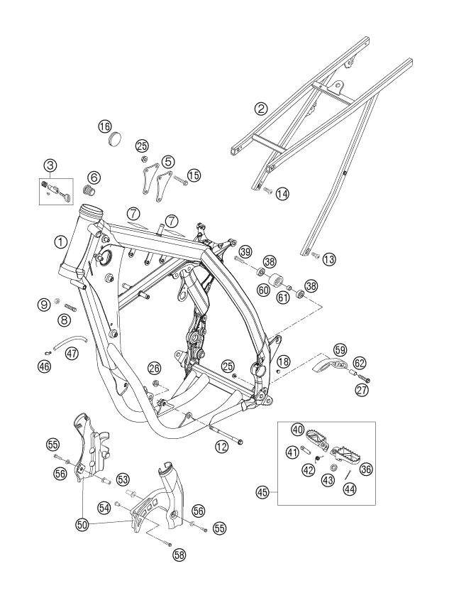 Explosionsgrafik RAHMEN