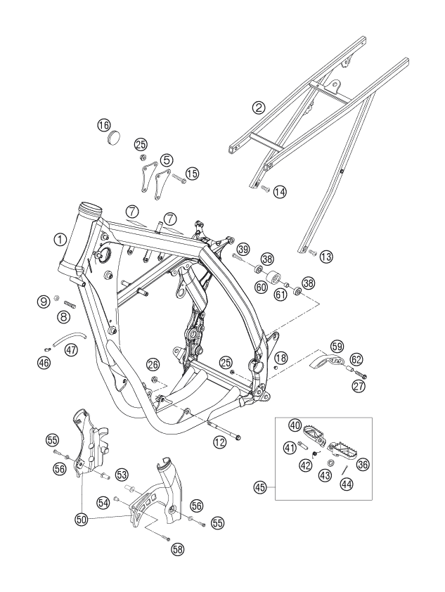 Explosionsgrafik RAHMEN