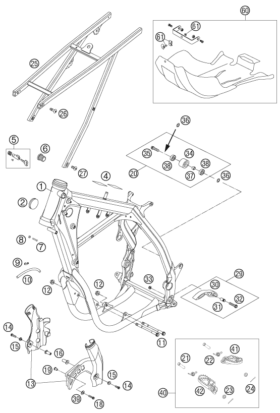 Explosionsgrafik RAHMEN