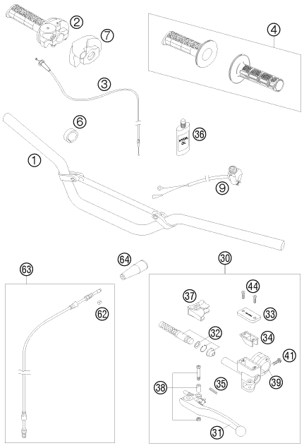 Explosionsgrafik LENKER, ARMATUREN