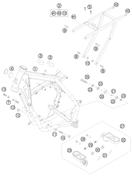 Explosionsgrafik RAHMEN