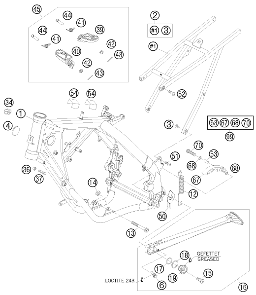 Explosionsgrafik RAHMEN