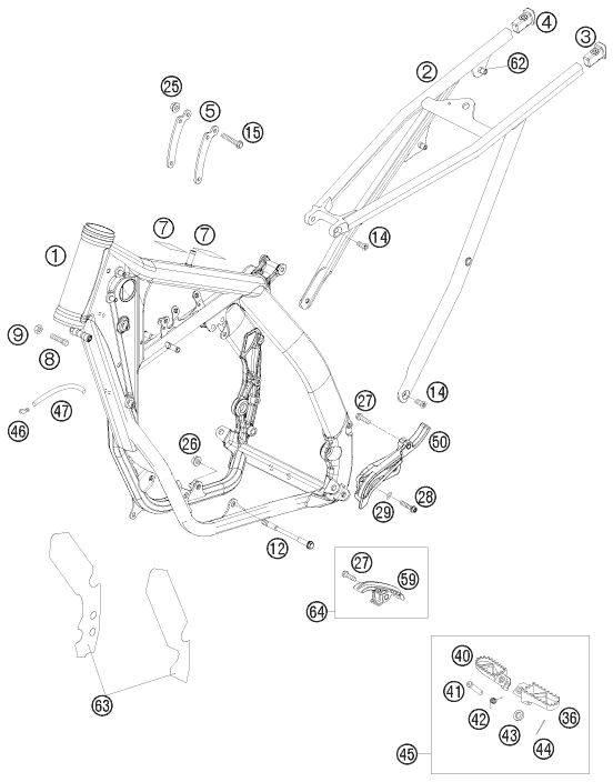 Explosionsgrafik RAHMEN