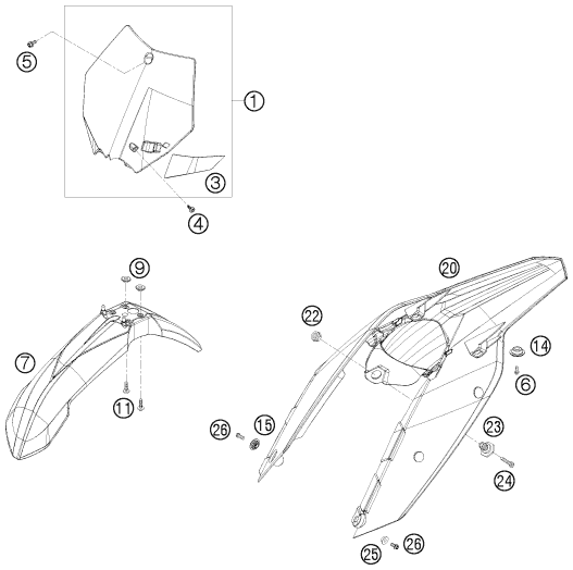 Explosionsgrafik MASKE, KOTFLÜGEL