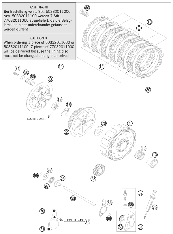 Explosionsgrafik KUPPLUNG
