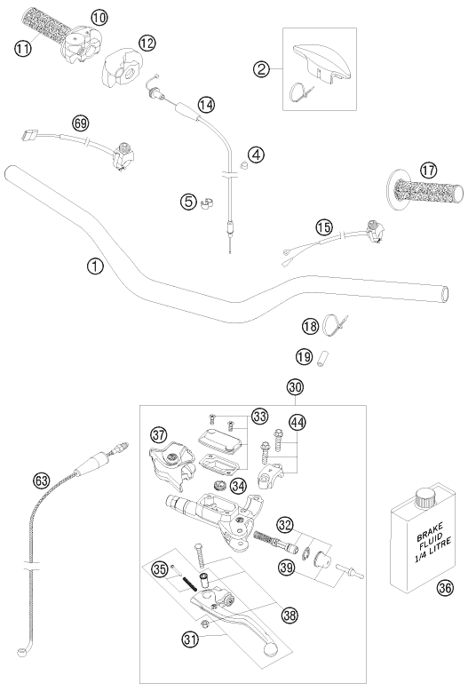Explosionsgrafik LENKER, ARMATUREN