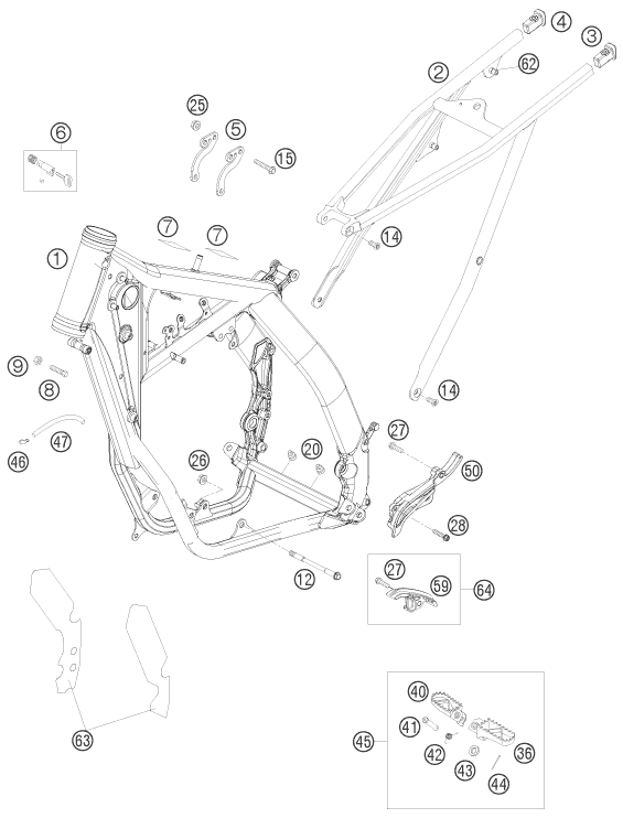 Explosionsgrafik RAHMEN