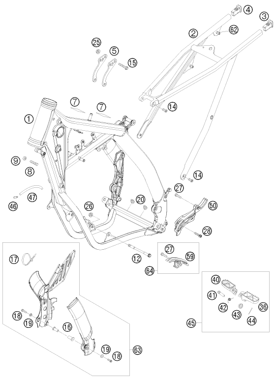 Explosionsgrafik RAHMEN