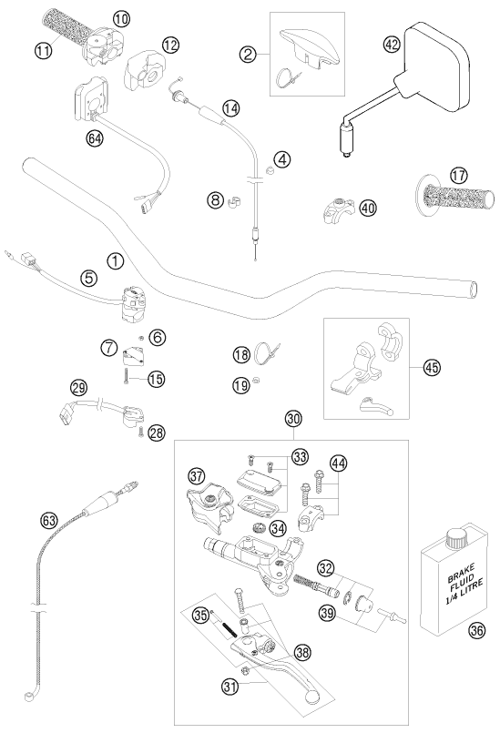 Explosionsgrafik LENKER, ARMATUREN