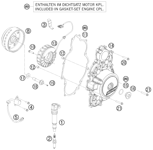 Explosionsgrafik ZÜNDANLAGE