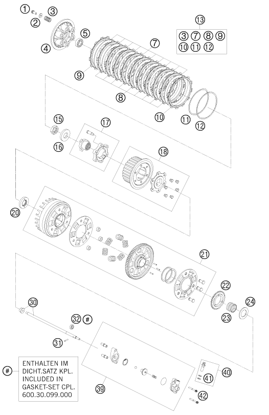 Explosionsgrafik KUPPLUNG