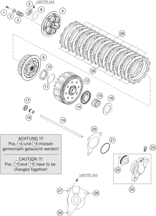Explosionsgrafik KUPPLUNG
