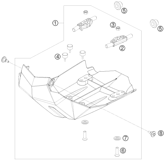 Explosionsgrafik MOTORSCHUTZ