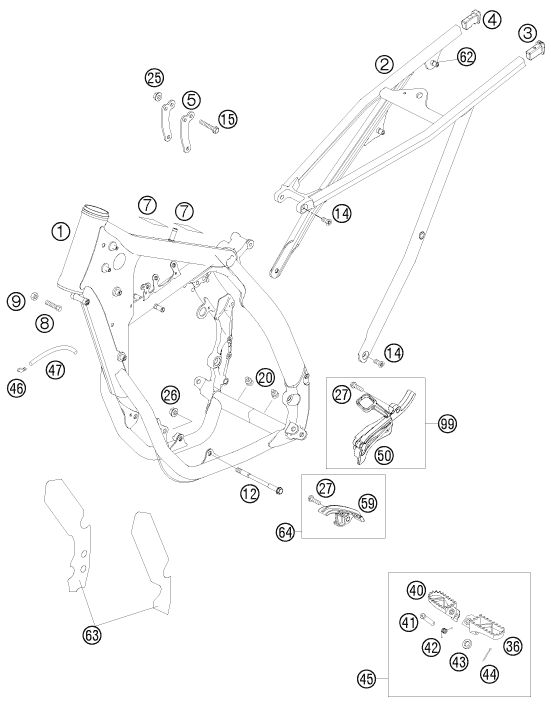 Explosionsgrafik RAHMEN