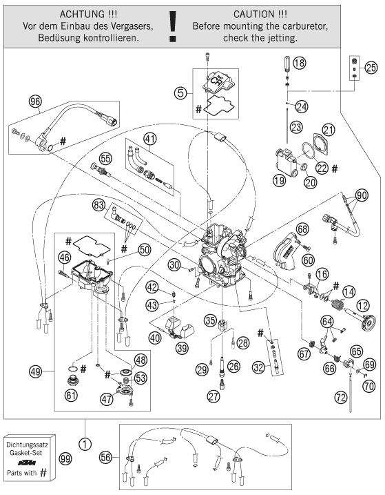 Explosionsgrafik VERGASER
