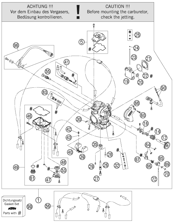Explosionsgrafik VERGASER