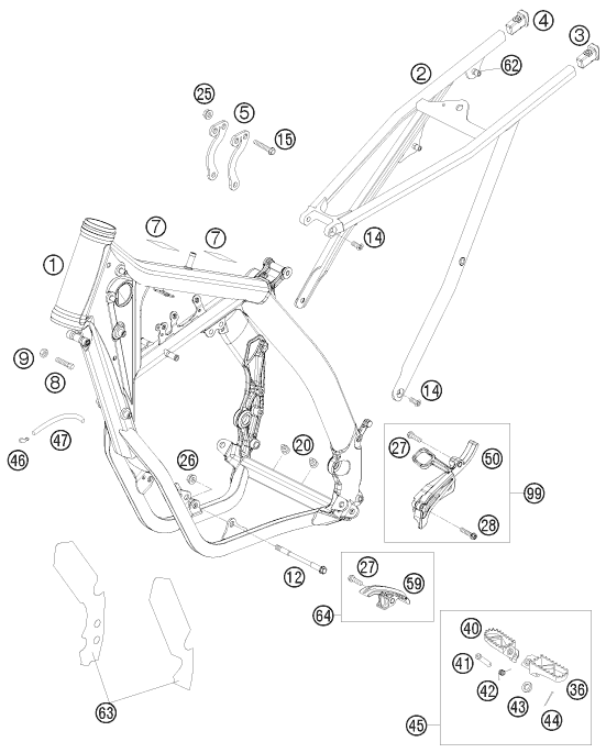 Explosionsgrafik RAHMEN