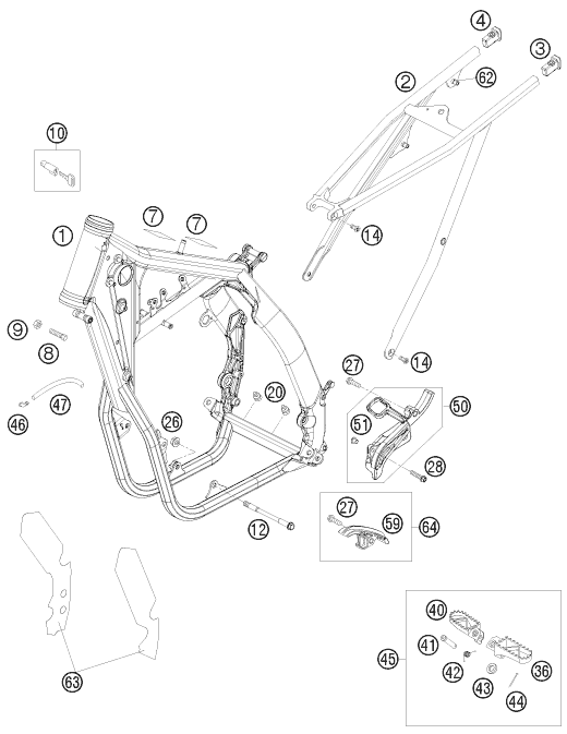 Explosionsgrafik RAHMEN