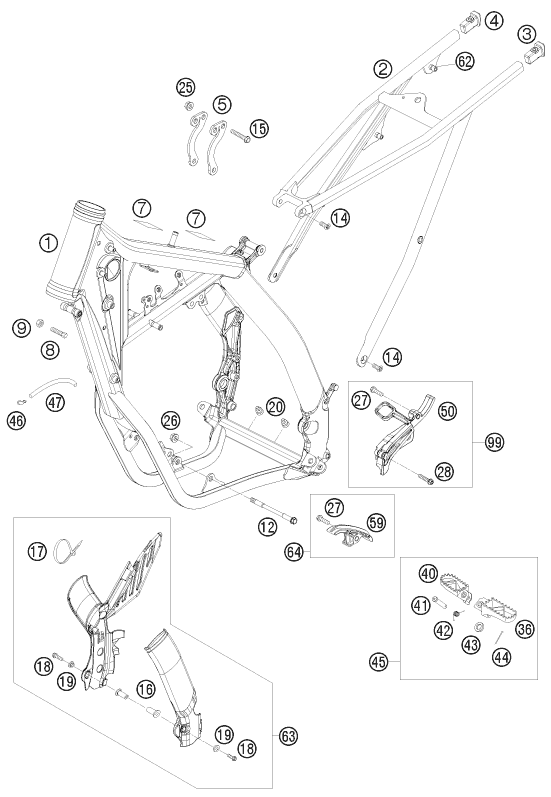Explosionsgrafik RAHMEN
