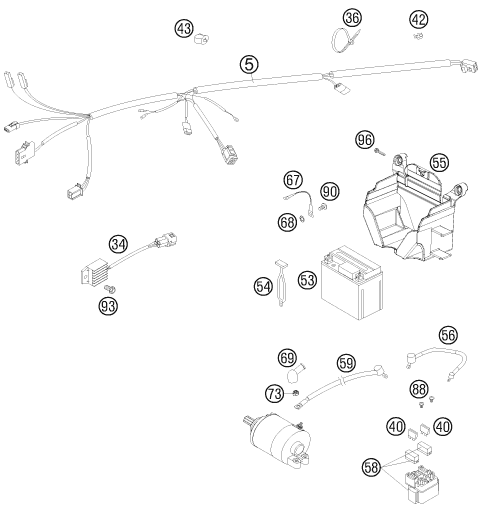 Explosionsgrafik KABELSTRANG