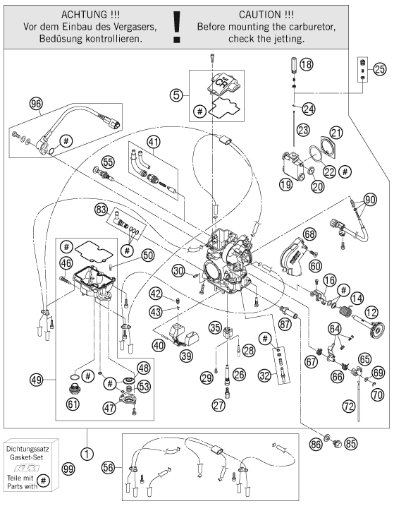 Explosionsgrafik VERGASER