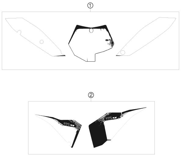 Explosionsgrafik DEKOR