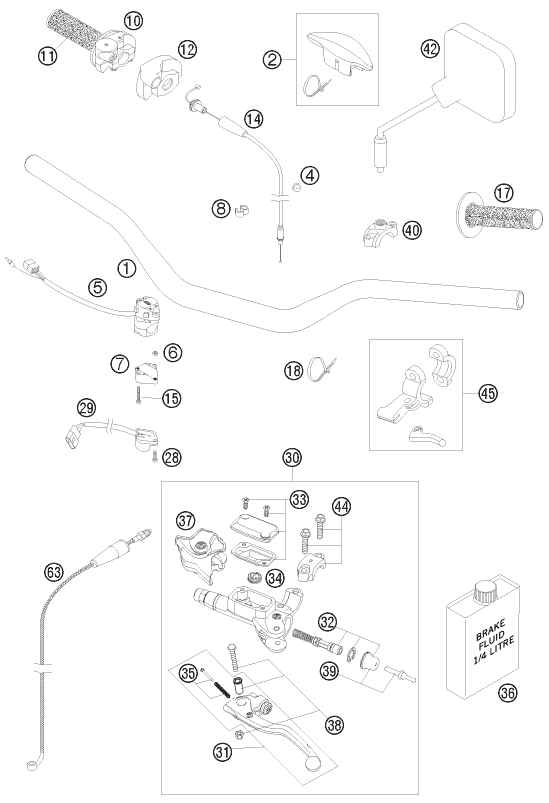 Explosionsgrafik LENKER, ARMATUREN