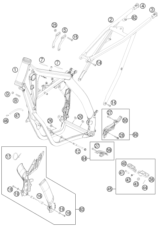 Explosionsgrafik RAHMEN
